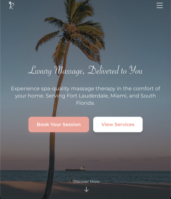 Rosewood Touch brand application — luxury wellness visual identity by IIIDCO